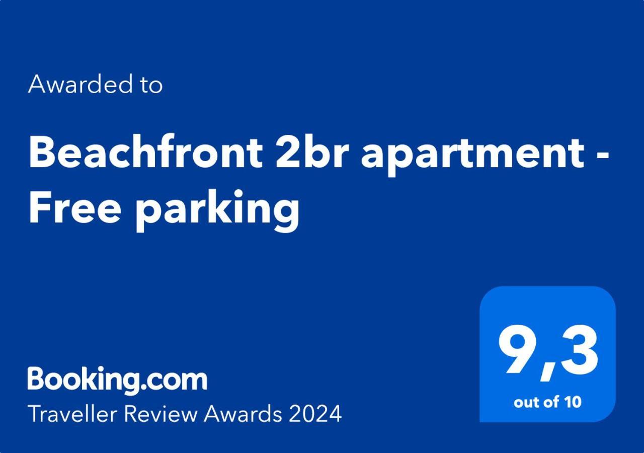 Beachfront 2Br Apartment - Free Parking Livadi  Exteriör bild
